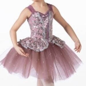 Weissman Renaissance Faire French Mauve Sweetheart Ballet Dress XXL Child